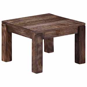 Konferenční stolek 50 x 50 x 35 cm masivní mangovníkové dřevo - obrázek 9