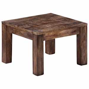 Konferenční stolek 50 x 50 x 35 cm masivní mangovníkové dřevo - obrázek 10