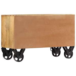 Botník 86 x 35 x 55 cm masivní mangovníkové dřevo - obrázek 5