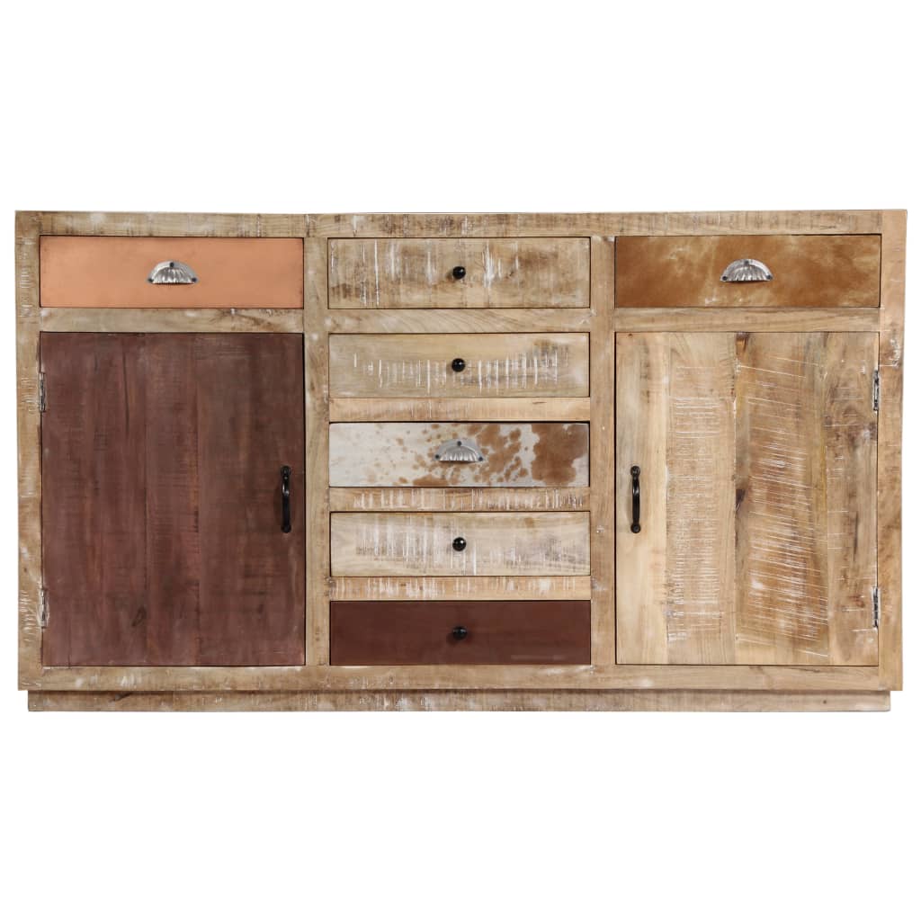 vidaXL Buffet 150 x 40 x 85 cm Bois de manguier massif