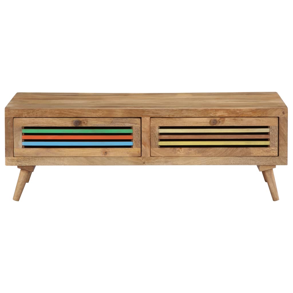 

vidaXL Salontafel 100x60x30 cm massief mangohout