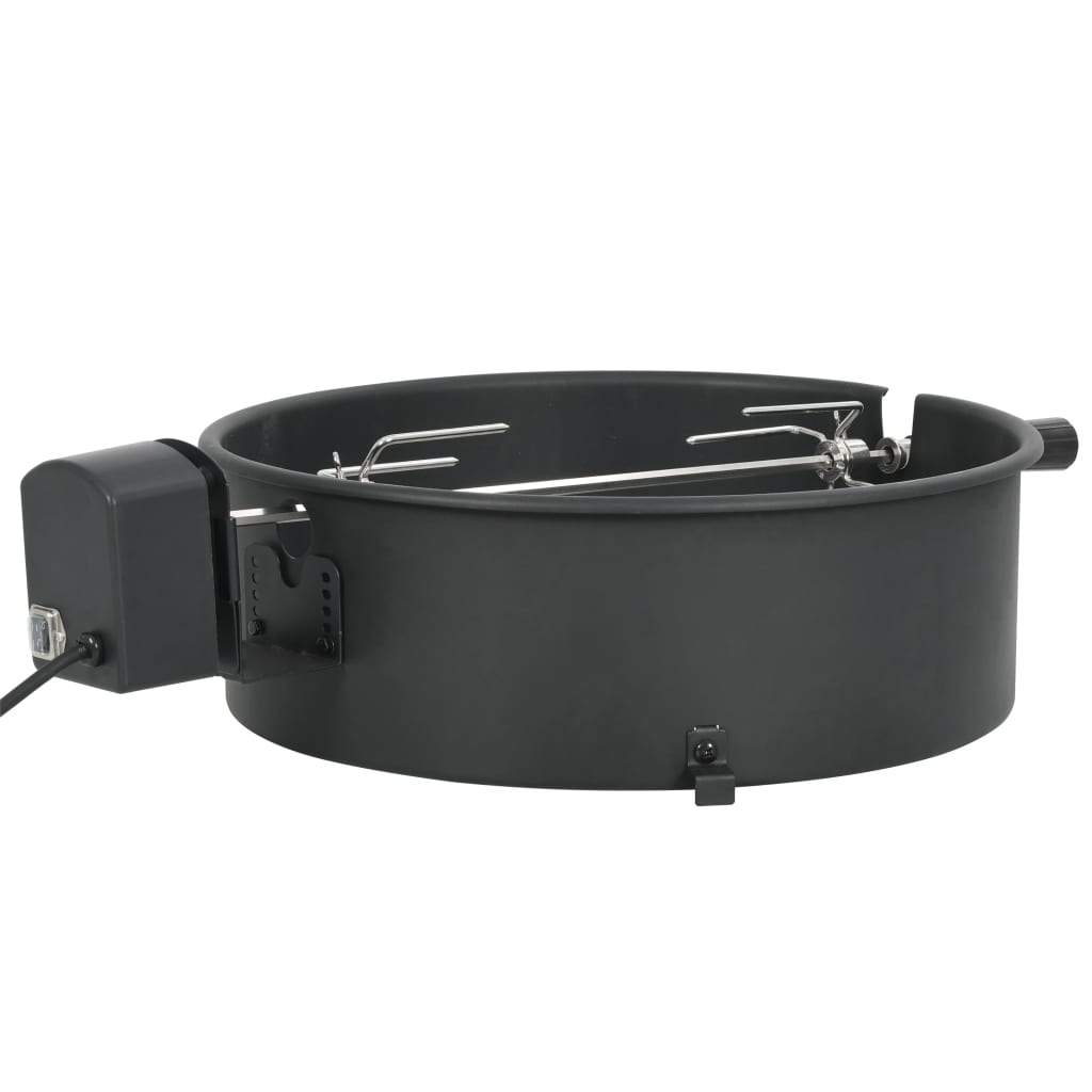 Vidaxl Kit De Anillo Asador De Barbacoa Negro 47 Cm - Negro En Oferta Kit De Anillo Asador De Barbacoa Accesorios Parrilla Eventos Multitalle Vidaxl