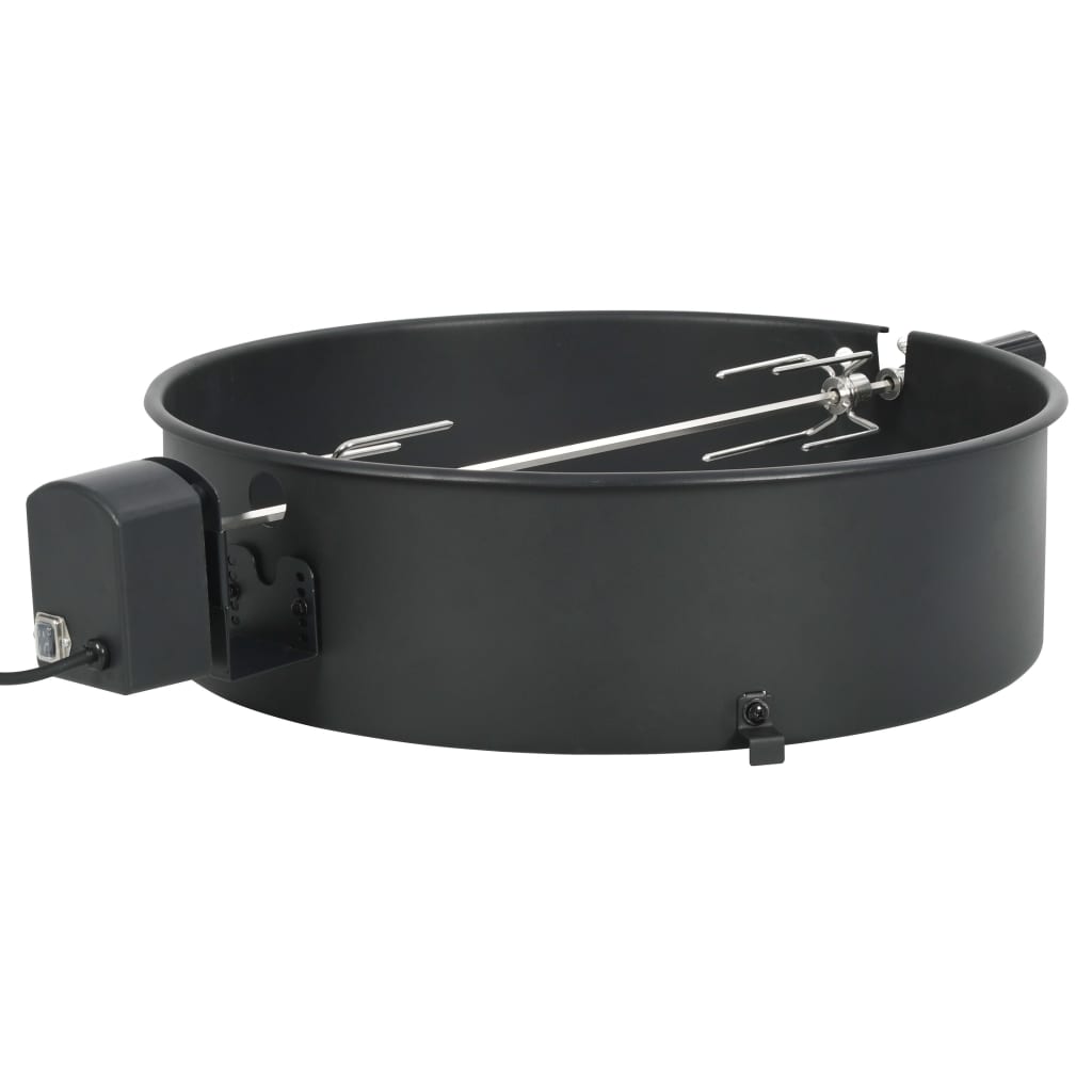 Vidaxl Kit De Anillo Asador De Barbacoa Negro 57 Cm - Negro En Oferta Kit De Anillo Asador De Barbacoa Accesorios Parrilla Eventos Multitalle Vidaxl