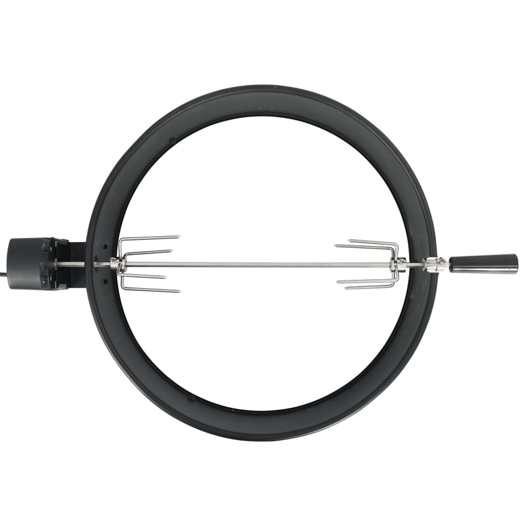 BBQ Rotisserie Ring Set 57 cm Schwarz