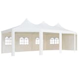 vidaXL Pavillon 834 x 448 x 320 cm Weiß