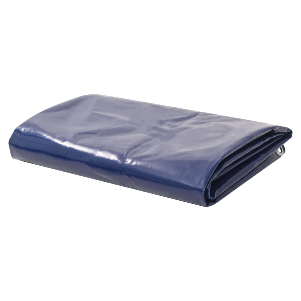 vidaXL Plachta 650 g/m² 1,5 x 10 m modrá
