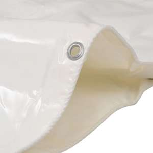 Plachta 650 g/m² 1,5 x 6 m bílá - obrázek 2