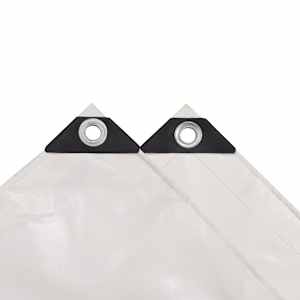 Plachta 650 g/m² 1,5 x 10 m bílá - obrázek 4