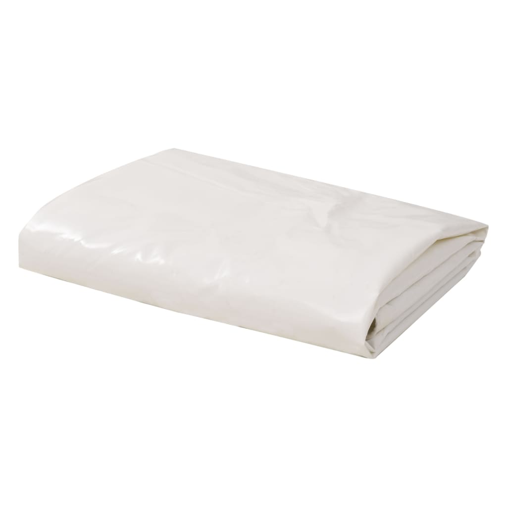 vidaXL Plachta 650 g/m² 3,5 x 5 m bílá