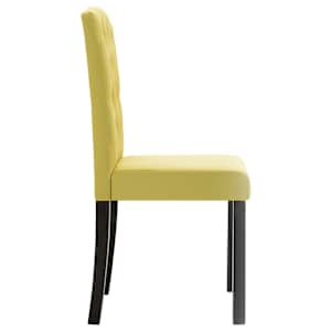Jídelní židle 4 ks zelené textil - obrázek 5