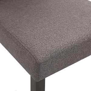 Otočné jídelní židle 4 ks taupe textil - obrázek 7