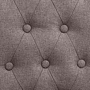Otočné jídelní židle 4 ks taupe textil - obrázek 8