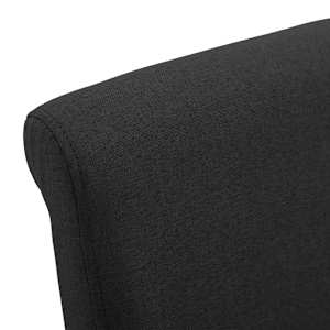 Jídelní židle 2 ks černé textil - obrázek 7