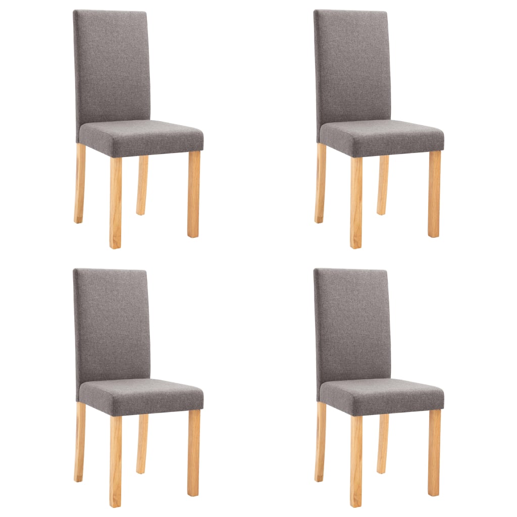 

vidaXL Dining Chairs 4 pcs Taupe Fabric