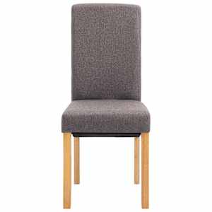 Jídelní židle 4 ks taupe textil - obrázek 4