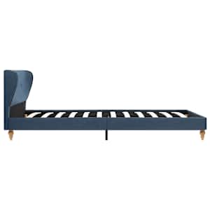 Rám postele modrý textil 90 x 200 cm - obrázek 6