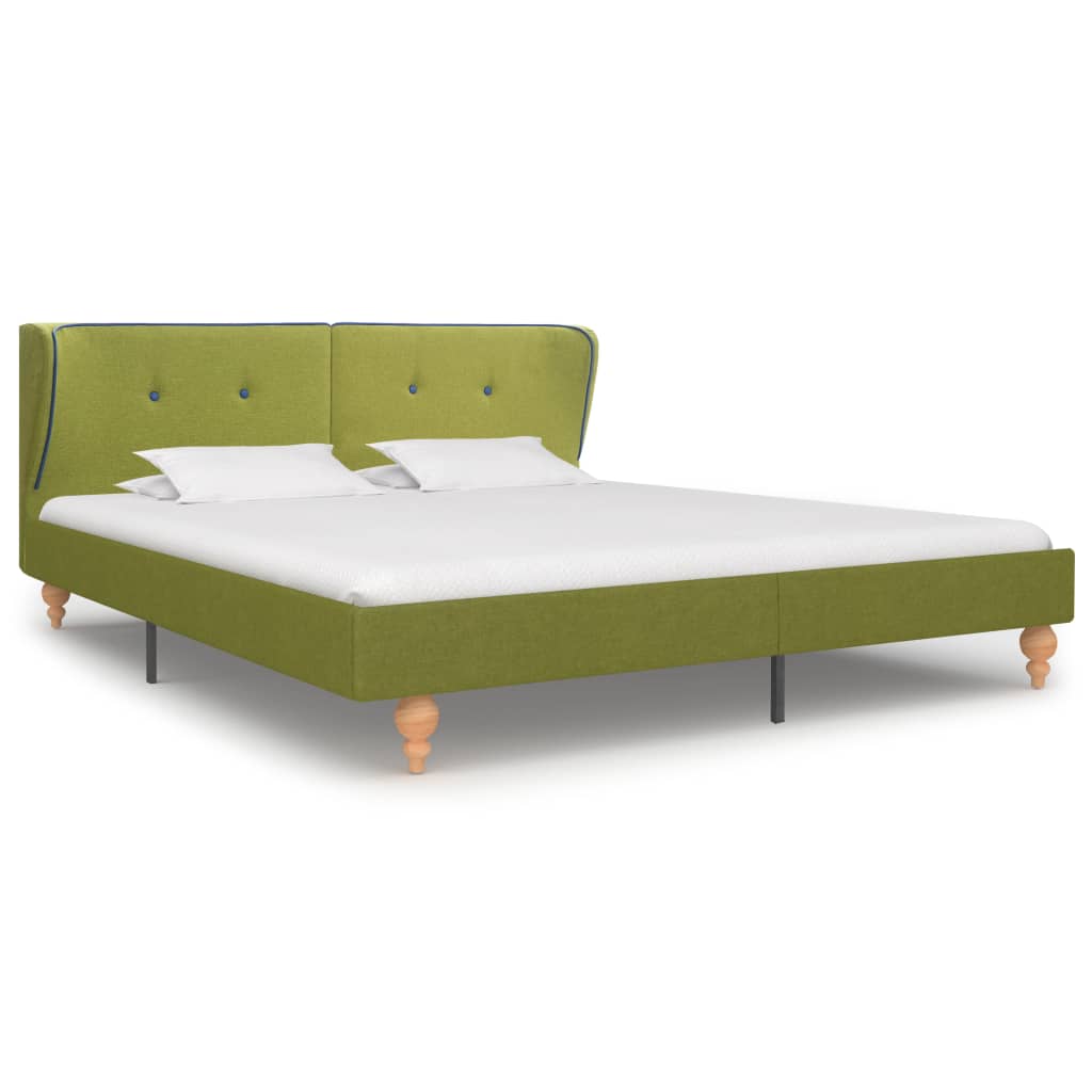 

vidaXL Bedframe stof groen 180x200 cm