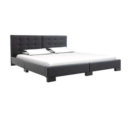 vidaXL Bedframe kunstleer zwart 120x200 cm