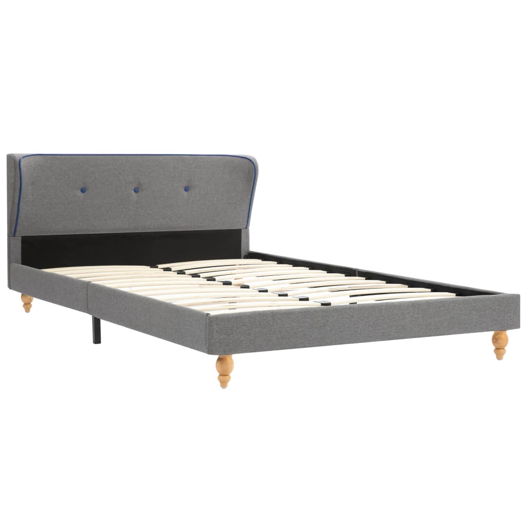 

vidaXL Bedframe stof lichtgrijs 120x190 cm