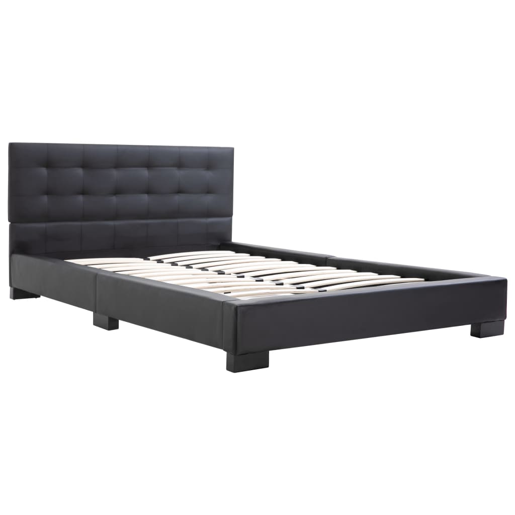 

vidaXL Bedframe kunstleer zwart 120x190 cm