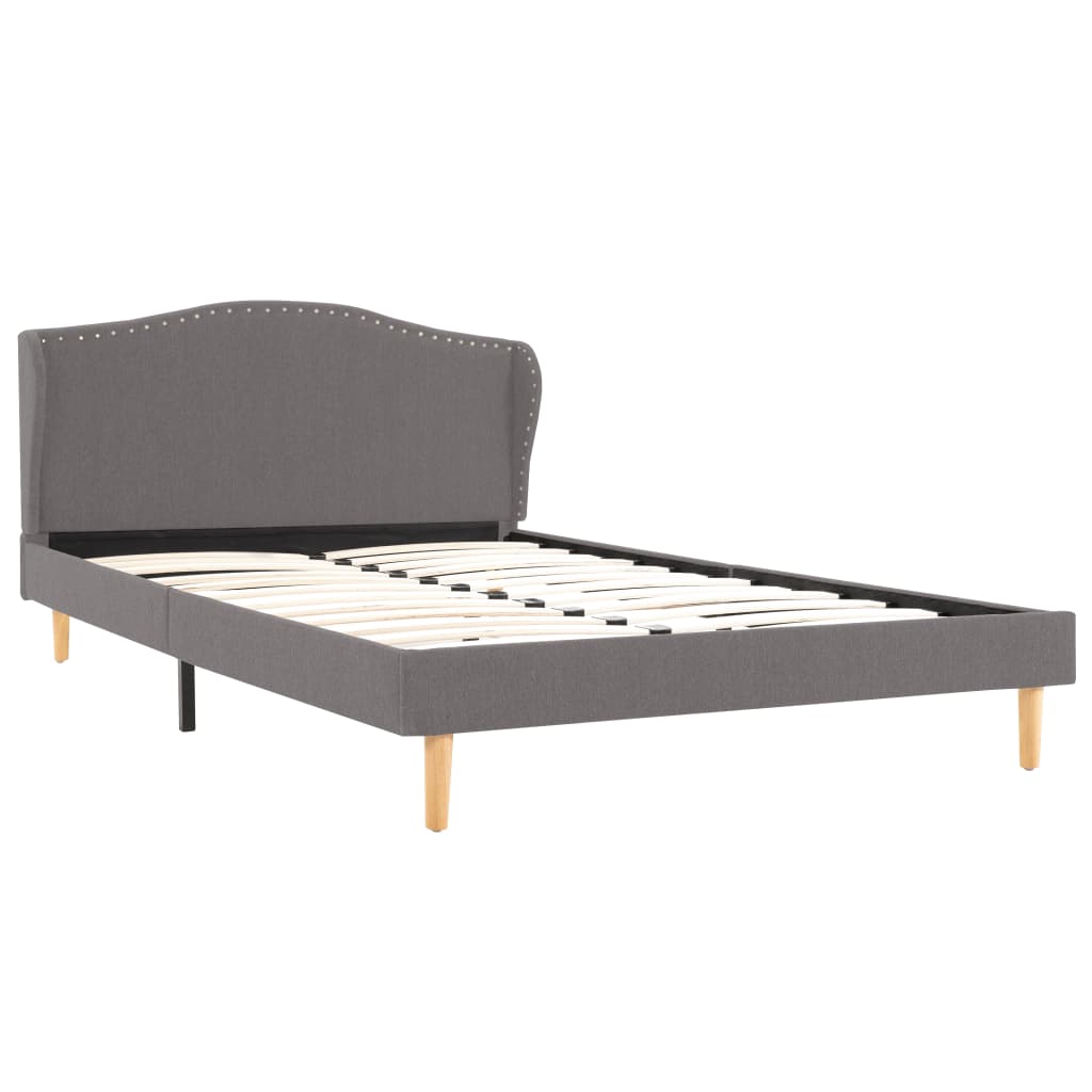 

vidaXL Bedframe stof lichtgrijs 120x190 cm