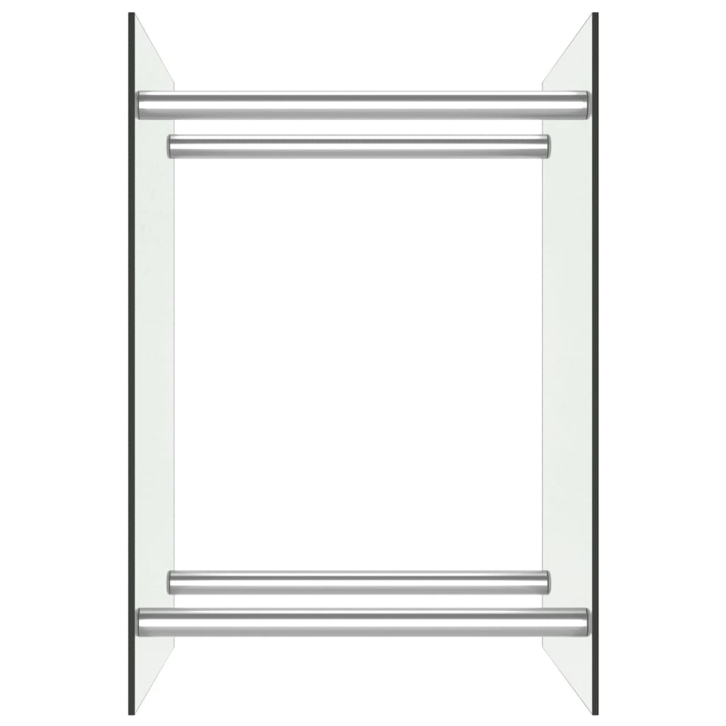 

vidaXL Haardhoutrek 40x35x60 cm glas transparant