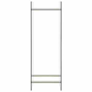 vidaXL Vedstativ gjennomsiktig 40x35x120 cm glass