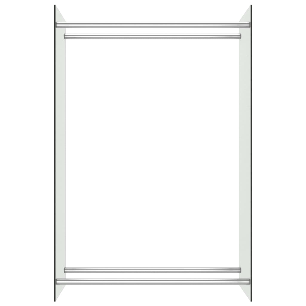 

vidaXL Haardhoutrek 80x35x120 cm glas transparant
