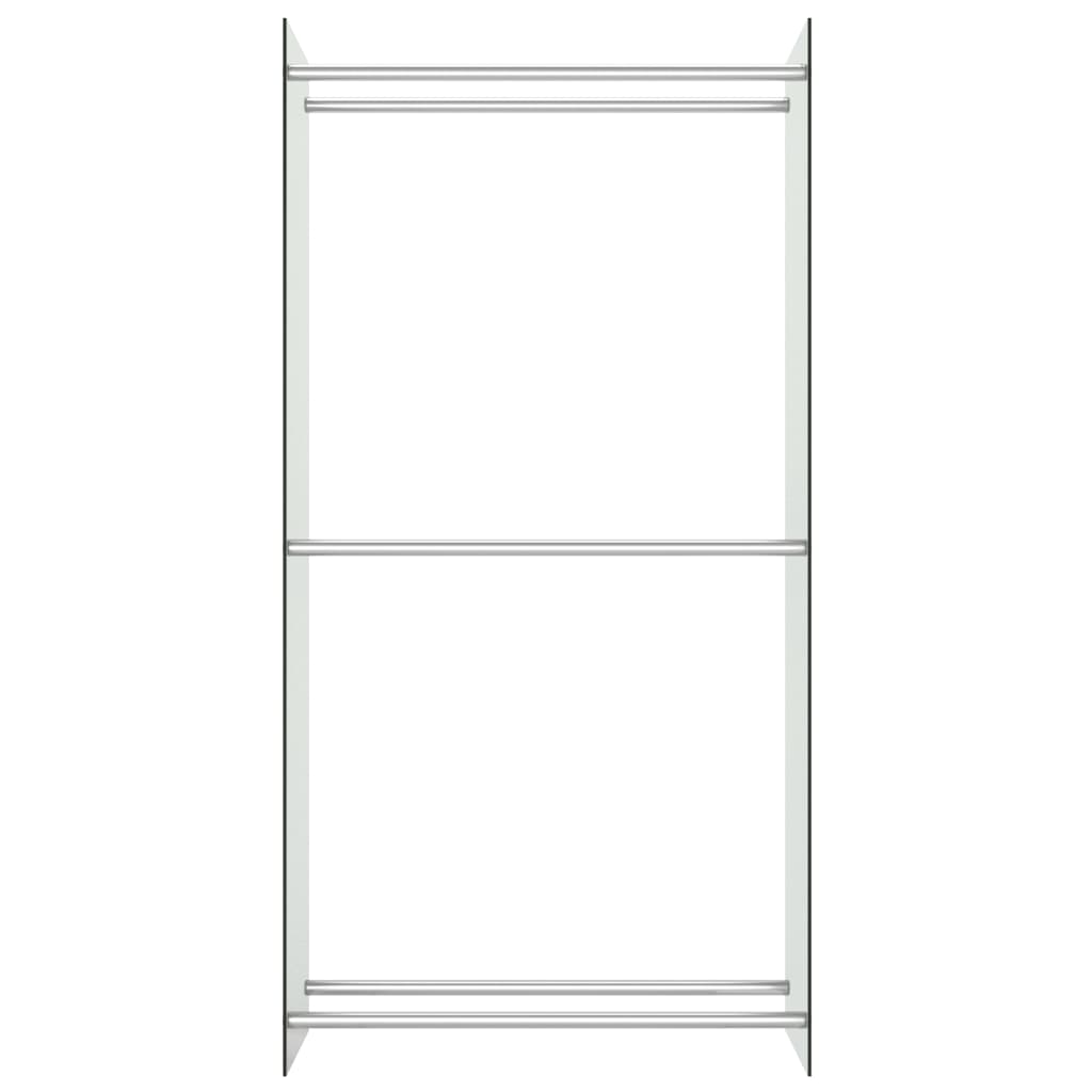

vidaXL Haardhoutrek 80x35x160 cm glas transparant