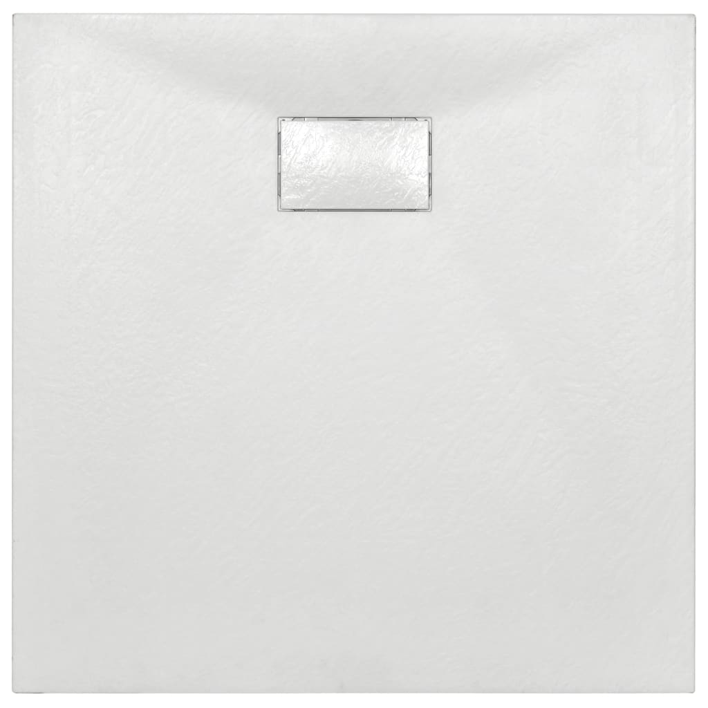Shower Base Pan with Center Drain Shower Tray Bath Pan SMC Rectangular vidaXL - Picture 17 of 96