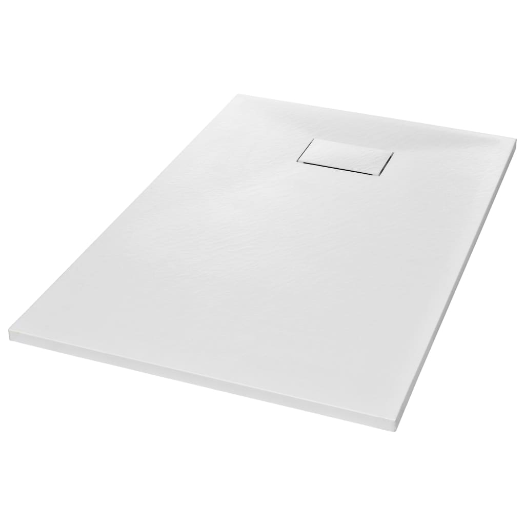 Shower Base Pan with Center Drain Shower Tray Bath Pan SMC Rectangular