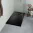  vidaXL fekete SMC zuhanytálca 80 x 80 cm termék 2. képe