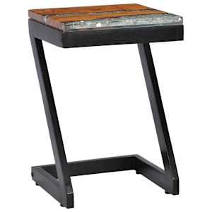 Konferenční stolek 30 x 30 x 50 cm masivní teak a polyresin - obrázek 9