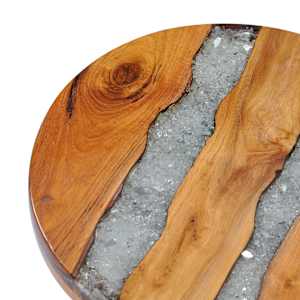 Konferenční stolek 40 x 45 cm masivní teak a polyresin - obrázek 12
