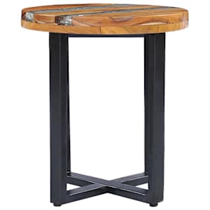 Konferenční stolek 40 x 45 cm masivní teak a polyresin - obrázek 4