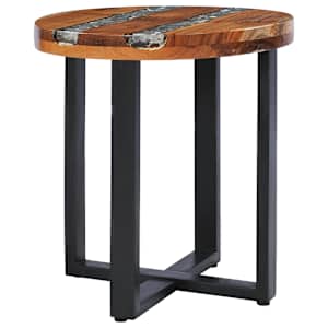 Konferenční stolek 40 x 45 cm masivní teak a polyresin - obrázek 8