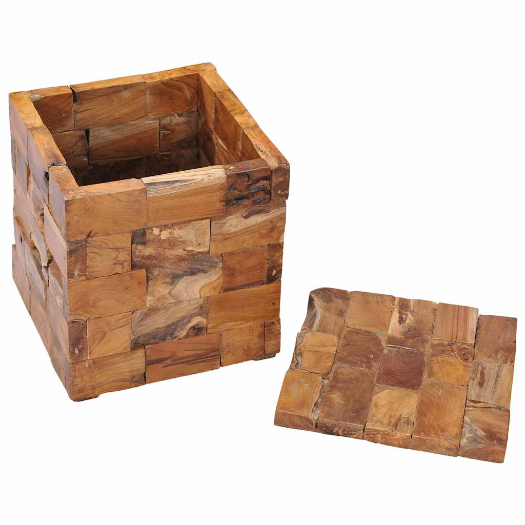 Thumbnail - vidaXL Hocker mit Stauraum Massivholz Teak