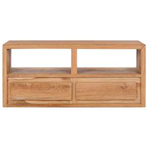 TV stolek 90 x 30 x 40 cm masivní teakové dřevo - obrázek 3