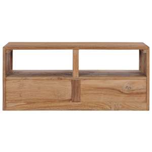 TV stolek 90 x 30 x 40 cm masivní teakové dřevo - obrázek 5