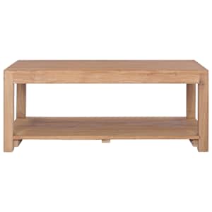 Konferenční stolek 100 x 50 x 40 cm masivní teakové dřevo - obrázek 2