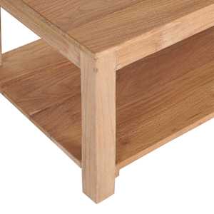 Konferenční stolek 100 x 50 x 40 cm masivní teakové dřevo - obrázek 4
