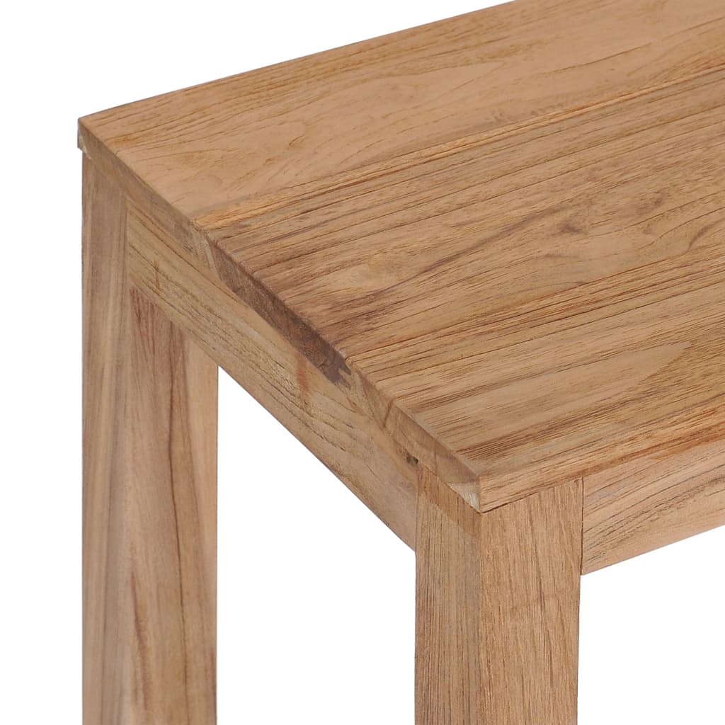FineBuy Tavolo Consolle In Legno Massello Di Acacia E Metallo - 90x78x36 Cm - 2 Cassetti - Stile Moderno