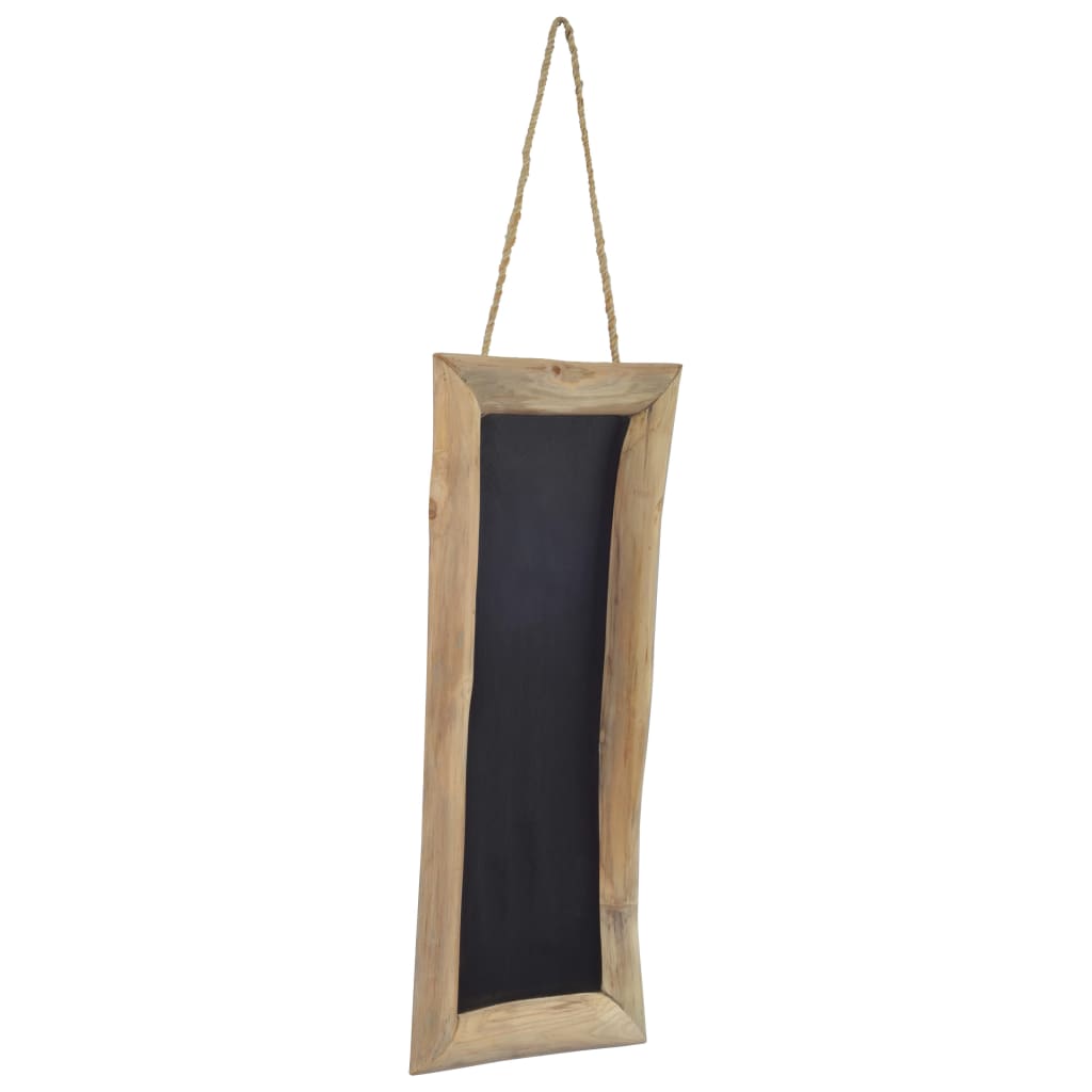

vidaXL Krijtbord 3 st massief teakhout 30x70 cm