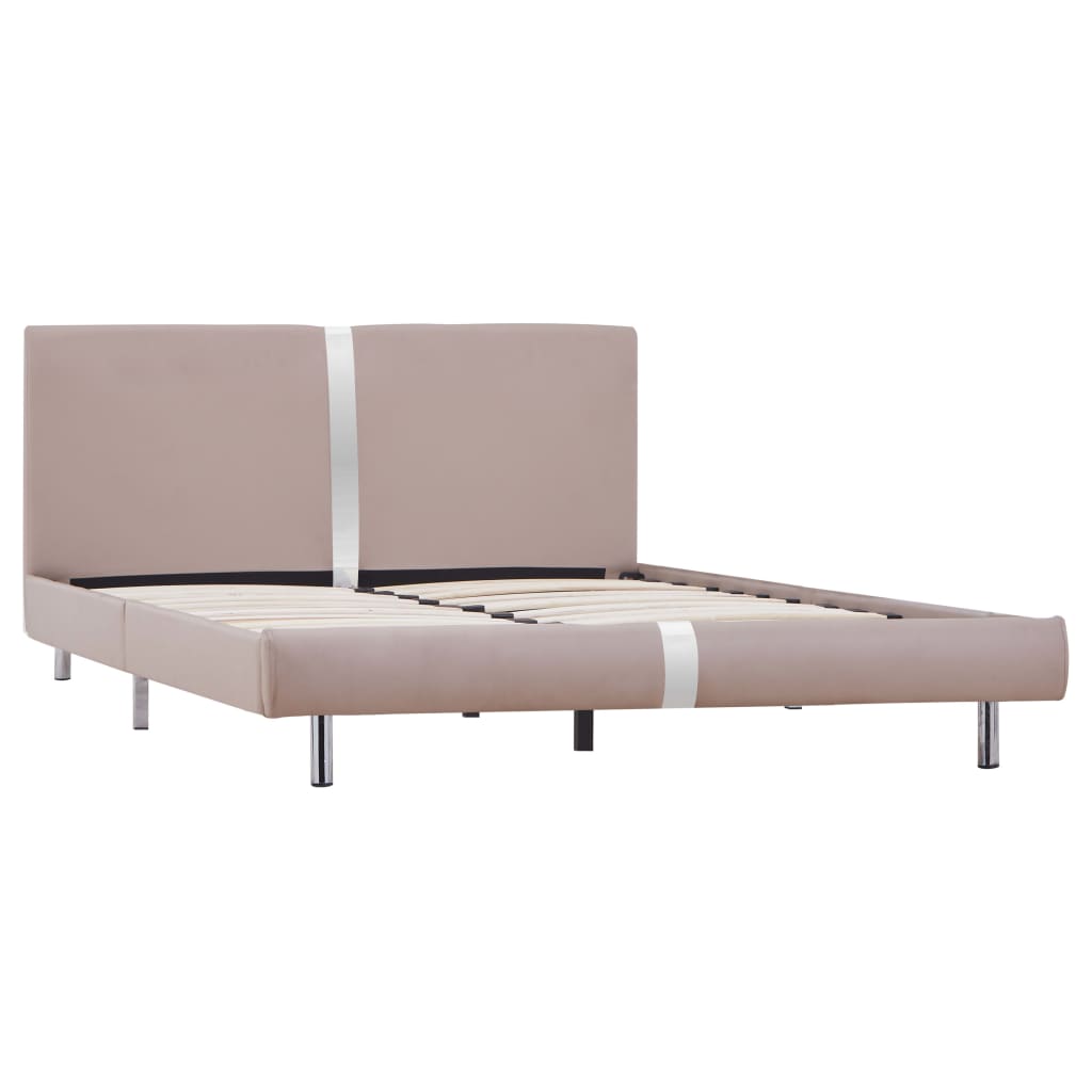 

vidaXL Bedframe kunstleer cappuccino 120x200 cm