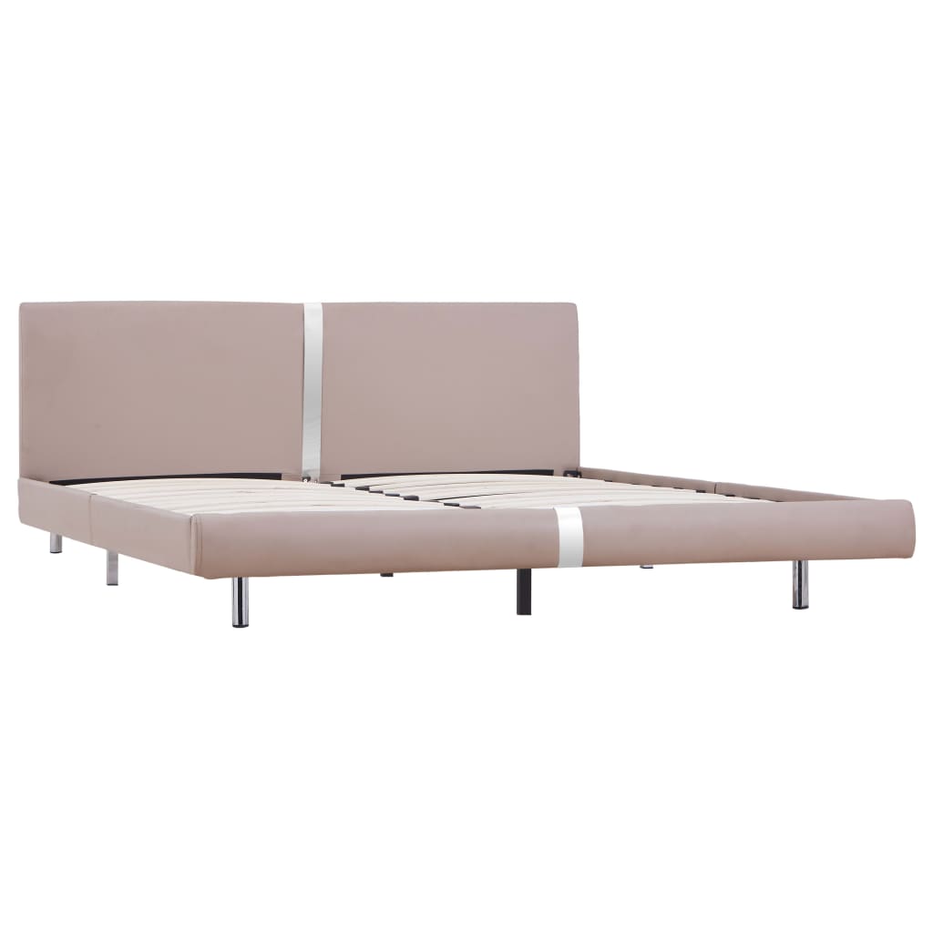 

vidaXL Bedframe kunstleer cappuccino 160x200 cm