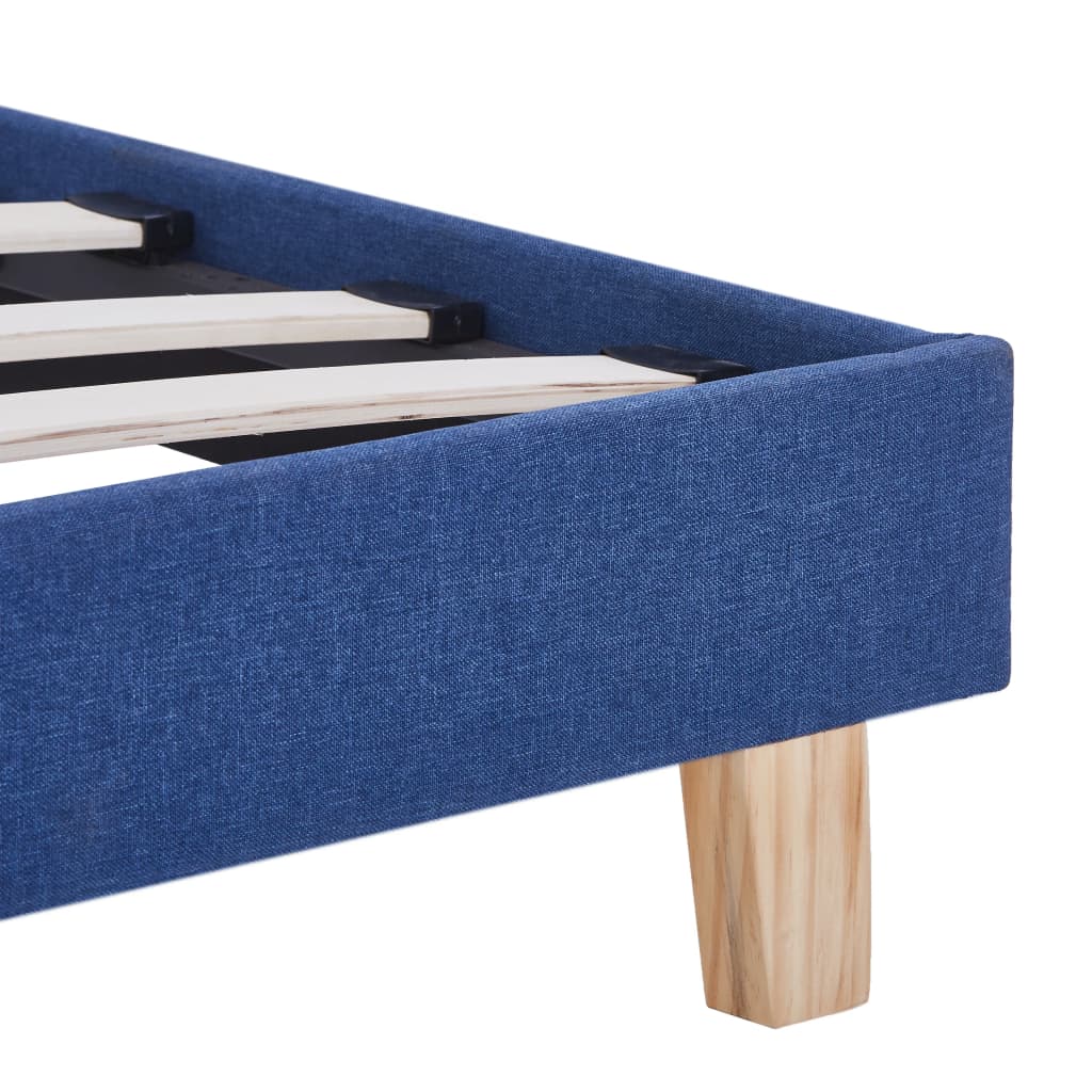 Giroletto Blu In Tessuto 90x200 Cm VidaXL 14 width=274