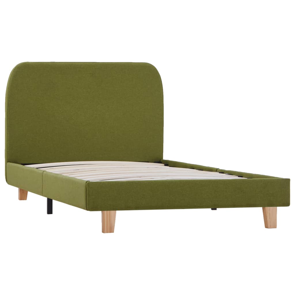 

vidaXL Bedframe stof groen 90x200 cm