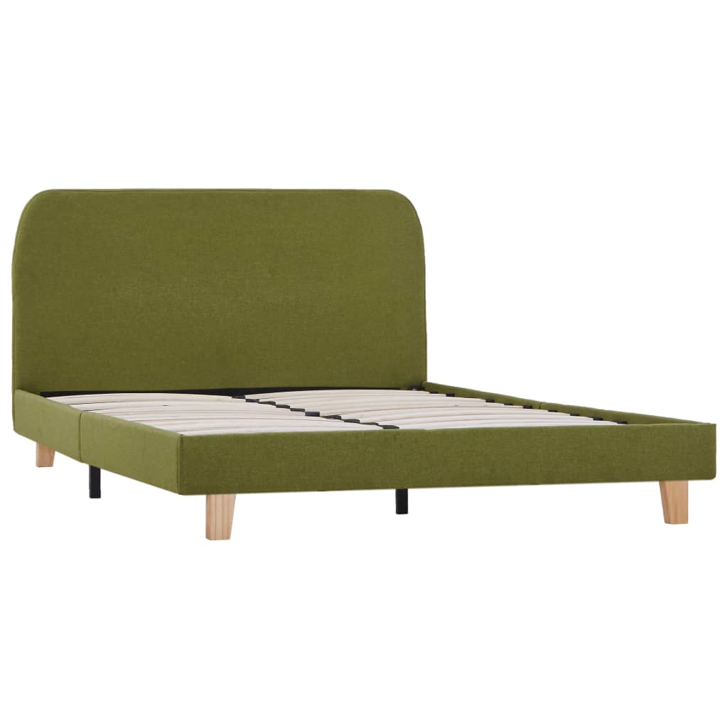 

vidaXL Bedframe stof groen 120x200 cm