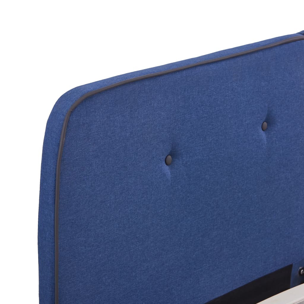 Alternativ bild 2 för VidaXl Sängram Blå Tyg 200X180 Cm