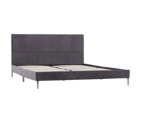 vidaXL Estrutura de cama 160x200 cm tecido cinzento